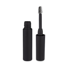 Load image into Gallery viewer, Matte Black PETG Plastic Tube with Brow Brush Wand & Wiper