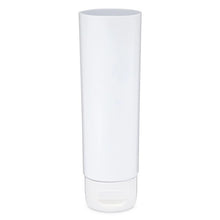 Load image into Gallery viewer, White LDPE Plastic Tube with White PP Plastic Flip Top Cap