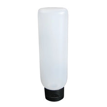 Load image into Gallery viewer, Natural MDPE Plastic Tottle Tubes (Black Flip Top Cap)