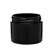 Load image into Gallery viewer, 2 oz Black PP/PP Plastic Double Wall Straight Base Jars (Cap Not Included)