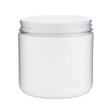 Load image into Gallery viewer, White HDPE Plastic Wide Mouth Straight Sided Jars