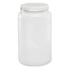 Load image into Gallery viewer, White HDPE Plastic Wide Mouth Straight Sided Jars