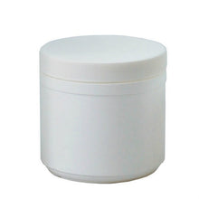 Load image into Gallery viewer, White HDPE Wide Mouth Straight Sided Jars with Label Panel & Cap
