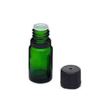 Load image into Gallery viewer, Green Glass Euro Dropper Bottles with Tamper-Evident Cap