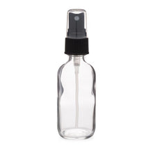 Load image into Gallery viewer, Flint Glass Boston Round Bottles with Fine Mist Sprayer