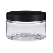Load image into Gallery viewer, Clear PET Plastic Straight Sided Jars with Smooth Cap