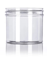 Load image into Gallery viewer, Clear PS plastic single wall jar with 70-400 neck finish