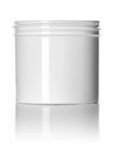 Load image into Gallery viewer, White PP plastic single wall jar with 89-400 neck finish