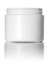 Load image into Gallery viewer, White HDPE plastic single wall jar with 70-400 neck finish