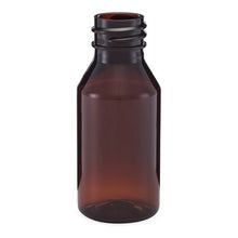 Load image into Gallery viewer, Amber PET Plastic Modern Round Bottles (Cap Not Included)