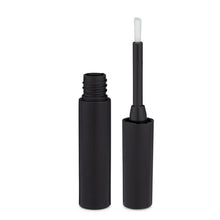 Load image into Gallery viewer, Matte Black PETG Plastic Tube with Lip Brush Wand &amp; Wiper

