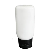 Load image into Gallery viewer, White MDPE Plastic Tottle Tubes (Black Flip Top Cap)
