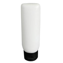 Load image into Gallery viewer, White MDPE Plastic Tottle Tubes (Black Flip Top Cap)
