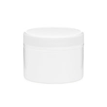 Load image into Gallery viewer, White Double Wall Straight Base Plastic Jars (White PP Cap)
