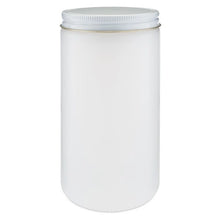 Load image into Gallery viewer, White HDPE Plastic Wide Mouth Straight Sided Jars
