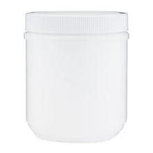 Load image into Gallery viewer, White HDPE Wide Mouth Straight Sided Jars with Label Panel &amp; Cap
