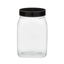 Load image into Gallery viewer, Kautex PETG Plastic Square Wide Mouth Leakproof Jars with Cap
