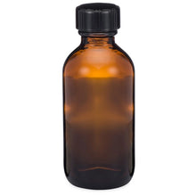 Load image into Gallery viewer, 2 oz Glass Boston Round Bottles (Black Phenolic Cap)
