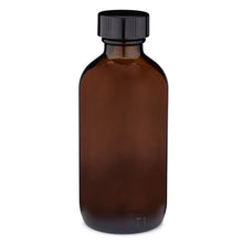 Load image into Gallery viewer, 4 oz Glass Boston Round Bottles (Black Phenolic Cap)

