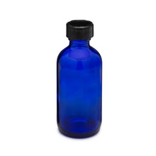 Load image into Gallery viewer, 2 oz Glass Boston Round Bottles (Black Phenolic Cap)
