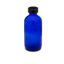 Load image into Gallery viewer, 4 oz Glass Boston Round Bottles (Black Phenolic Cap)
