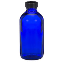 Load image into Gallery viewer, 8 oz Glass Boston Round Bottles (Black Phenolic Cap)
