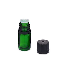 Load image into Gallery viewer, Green Glass Euro Dropper Bottles with Tamper-Evident Cap
