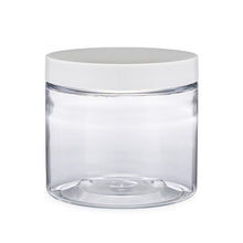 Load image into Gallery viewer, Clear PET Plastic Straight Sided Jars with Smooth Cap
