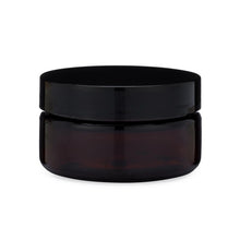 Load image into Gallery viewer, Amber PET Straight Sided Jar (Black Cap)
