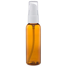Load image into Gallery viewer, Amber PET Bullet Bottle with Treatment Pump

