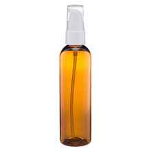 Load image into Gallery viewer, Amber PET Bullet Bottle with Treatment Pump
