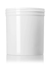 Load image into Gallery viewer, White PP plastic single wall jar with 89-400 neck finish
