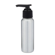 Load image into Gallery viewer, Brushed Aluminum Bottles with Lotion Pumps
